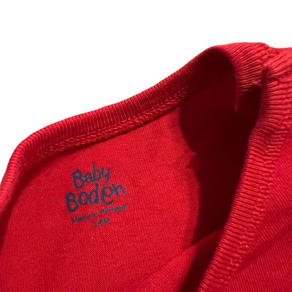 Baby Boden 3-6m Penguin Appliqué Layered Shirt - Picture 5 of 5